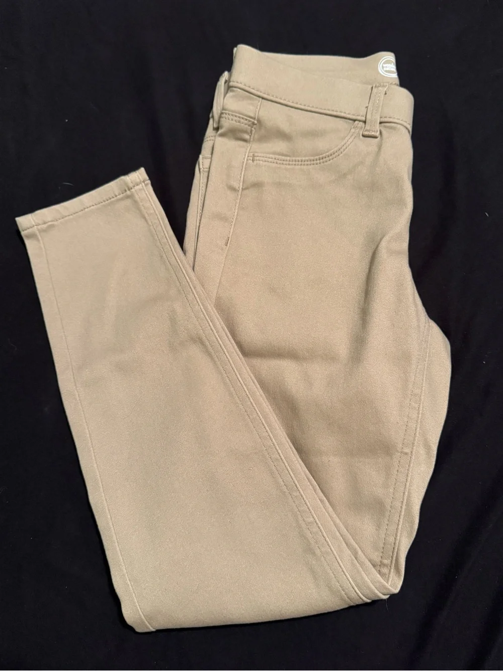 Tan Jegging Pants - Kids